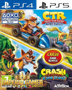 CRASH BANDICOOT TRILOGY + CRASH TEAM RACING NITRO CTR PACK PS4 | PS5