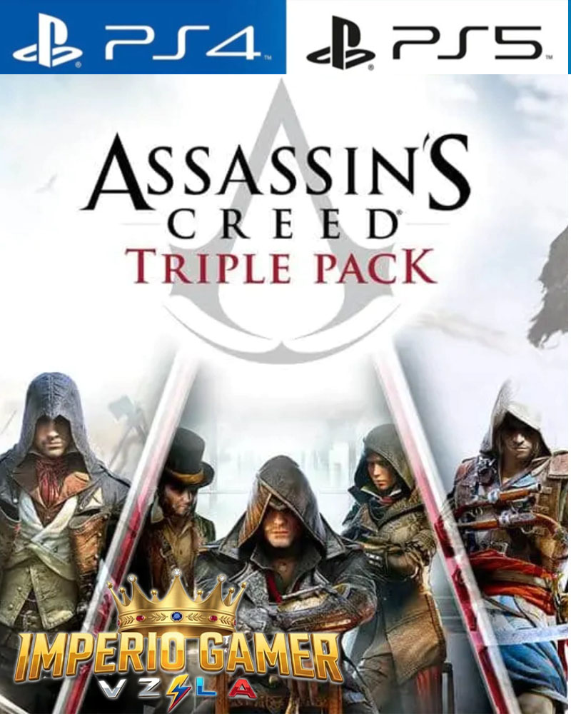 ASSASSINS CREED TRIPLE PACK PS4 | PS5