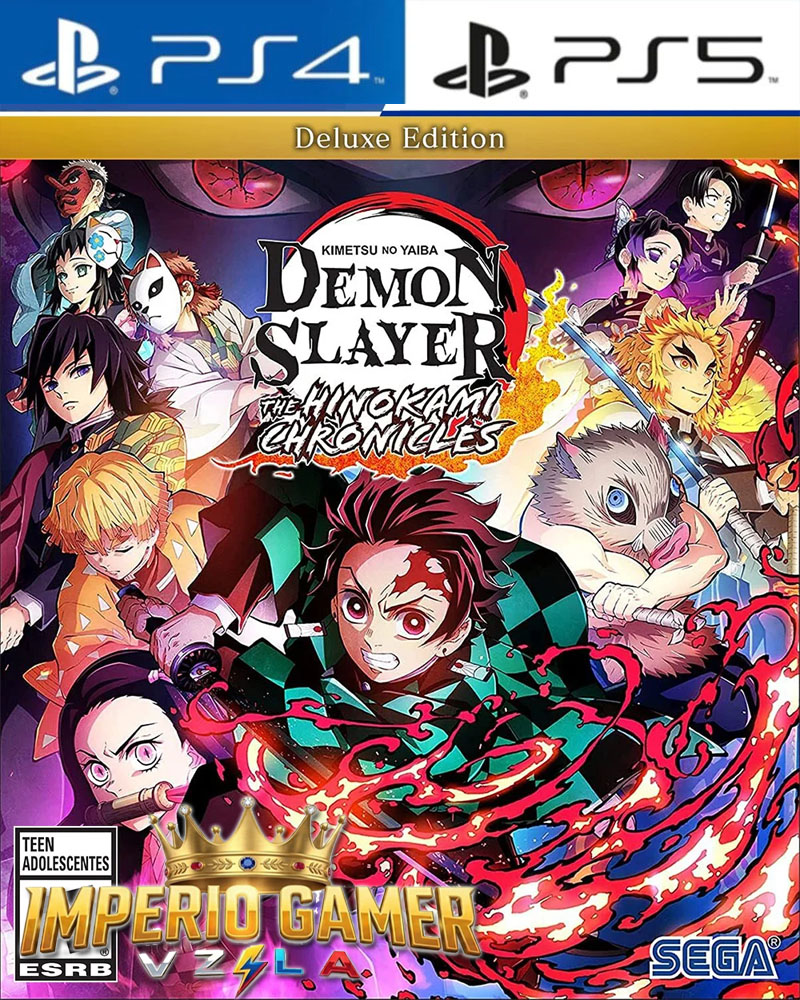 DEMON SLAYER KIMETSU NO YAIBA THE HINOKAMI CHRONICLES EDITION DELUXE PS4 | PS5