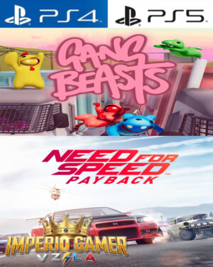 GANG BEASTS+ NEED FOR SPEED PAYBACK PACK PS4 | PS5